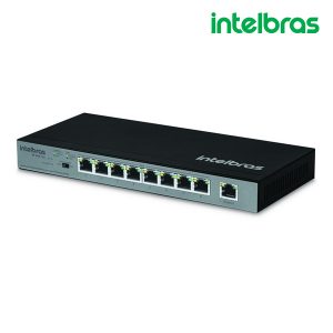 Switch 9 portas Fast Ethernet com 8 portas PoE+ SF900 POE - Intelbras