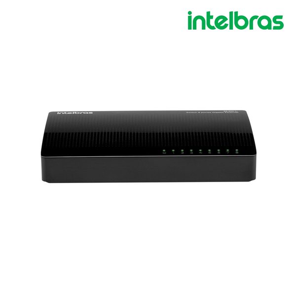 Switch 8 portas Gigabit Ethernet SG 800 Q+ - Intelbras