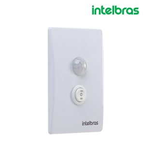 Interruptor de Embutir com Sensor de Presença para iluminação e Botão de acionamento ESP 180E+ - Intelbras