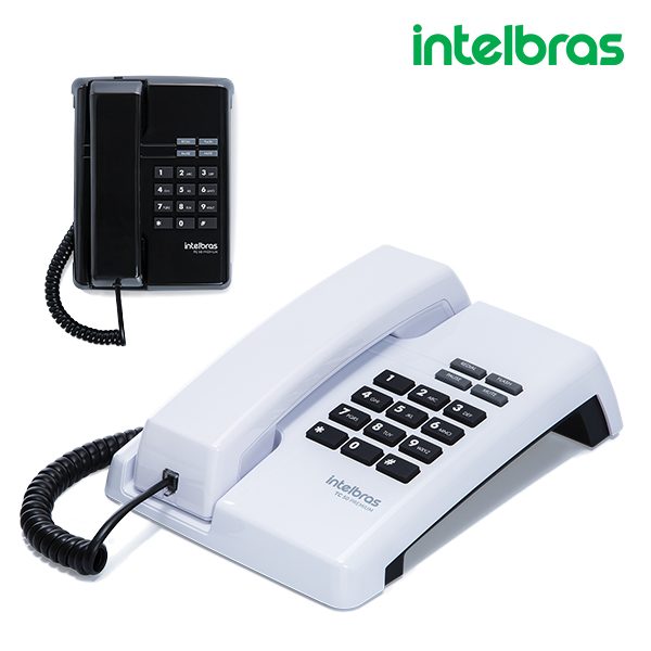 Telefone com Fio TC 50 Premium Branco ou Preto - Intelbras