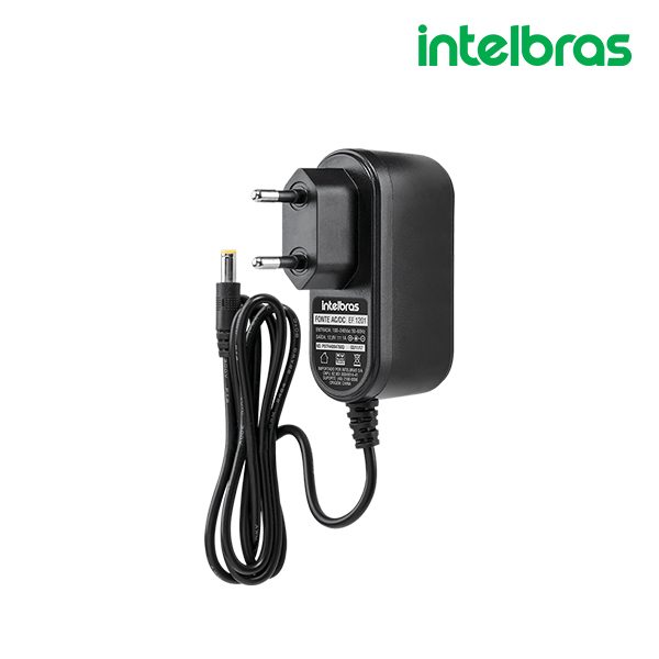 Fonte de Alimentação 12V 1A EF 1201 - Intelbras