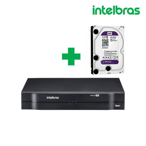 Gravador Digigital de Vídeo DVR 16 Canais MHDX 1116 com HD de 1Tb Incluso - Intelbras