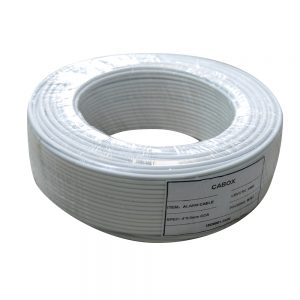 Cabo CCA 2 pares 5mm Branco uso Interno Para Alarme 100m - Cabox