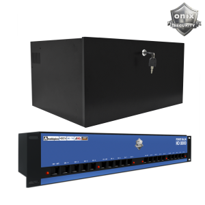Kit Rack para CFTV Power Balun HD 8000 16 Canais 19" + Mini Rack 5U - Onix